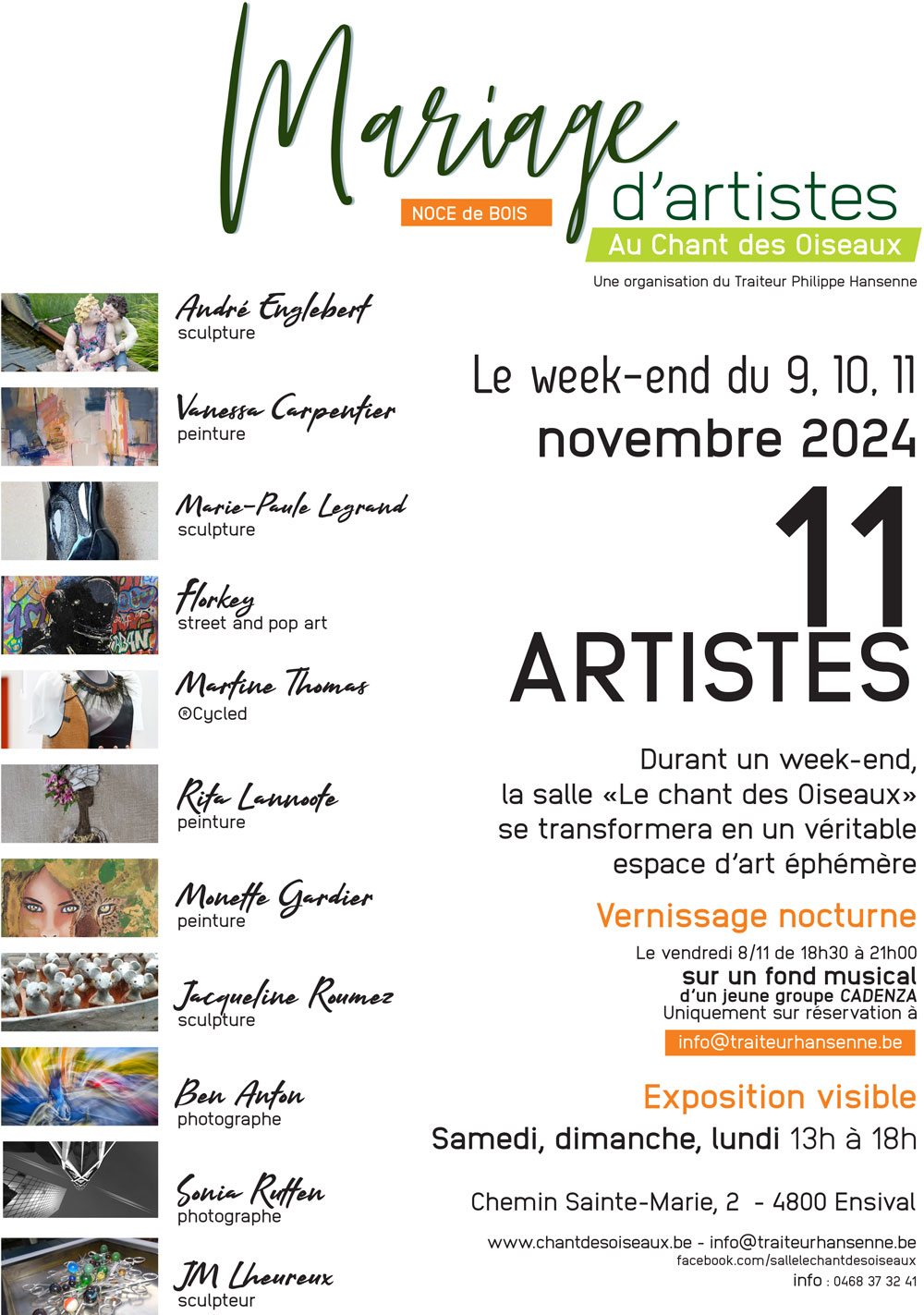 mariage d artistes 2024